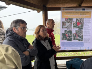 Eleni Fitoka (EKBY) during the Wetland4Change technical Meeting in Kerkini Lake