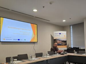 Man speaking during a conference - Petar Petrov Wetland4Change University of Forestry Sogia (Bulgaria)