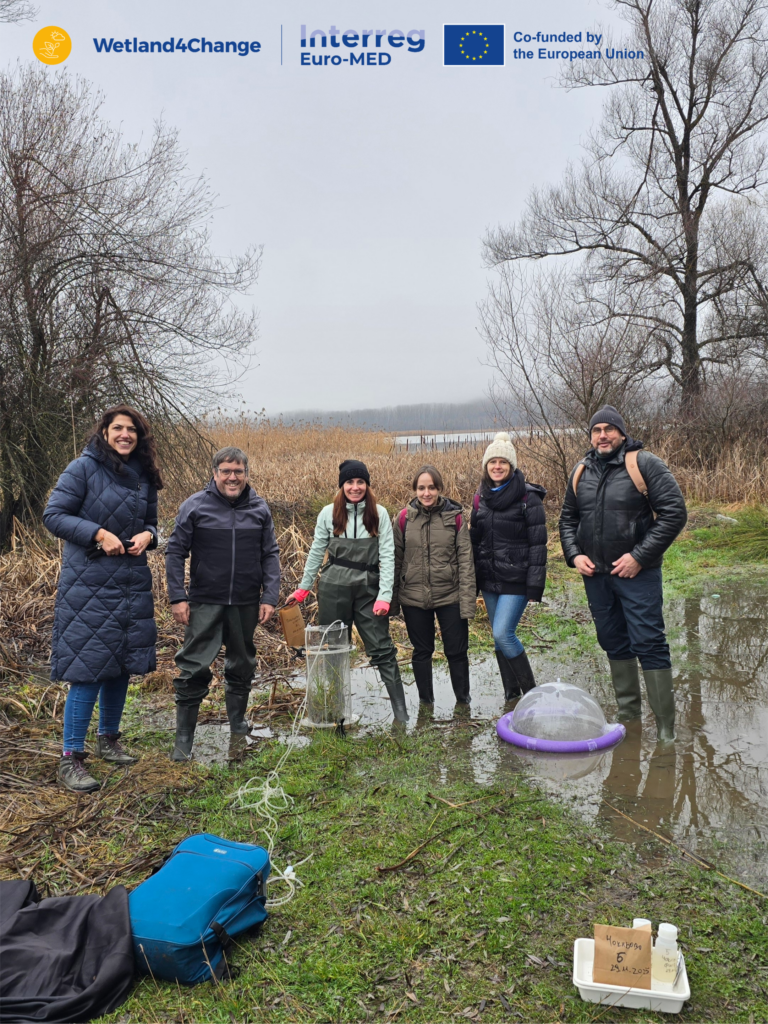 Wetland4Change - Field activity GHG measurement Struma | Bulgaria