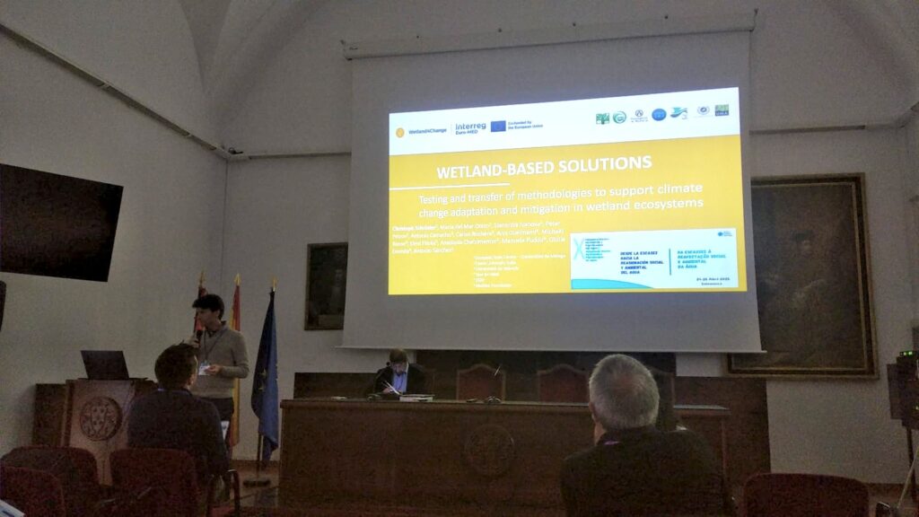 Wetland4Change at the Iberian Congress of Water in Salamanca April 2025